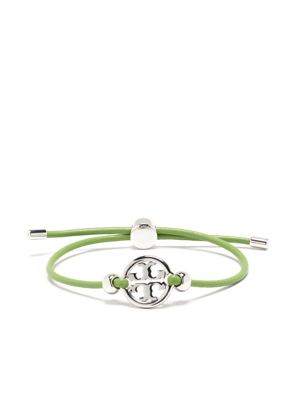 

Tory Burch adjustable logo-plaque bracelet - Green