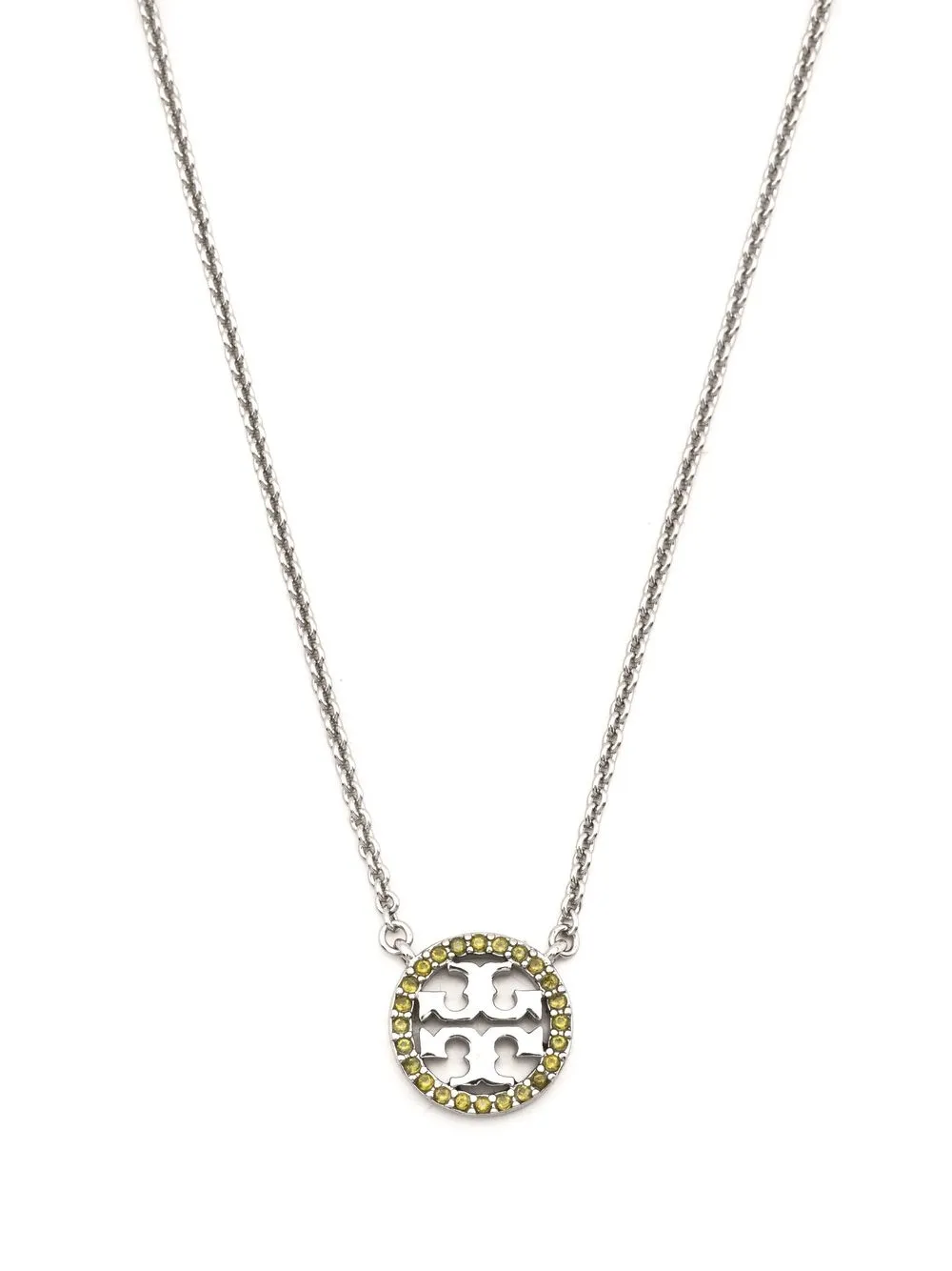 Tory Burch MILLER PAVE PENDANT NECKLACE - Farfetch