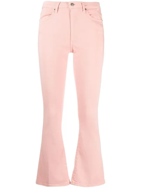 DONDUP pantalones acampanados con tiro bajo