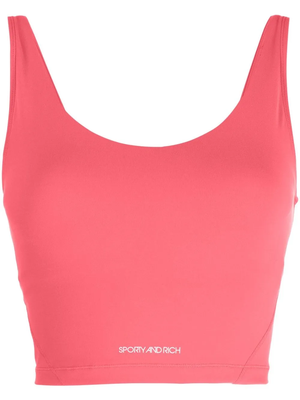 

Sporty & Rich compression cropped tank top - Red