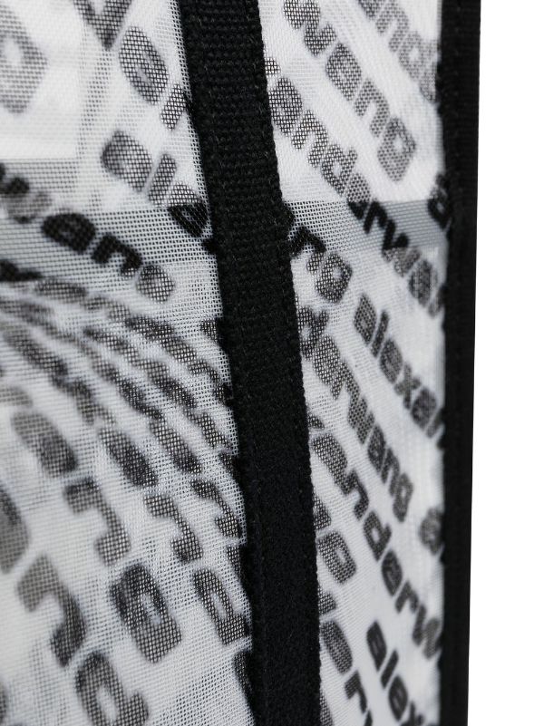 Alexander Wang Translucent logo-print Tote Bag - Farfetch