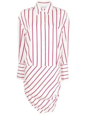 Balenciaga Pre-Owned 2020s ribbed-knit logo-print Dress | Pink | FARFETCH