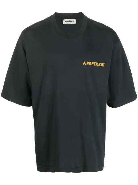 a paper kid logo-print T-shirt
