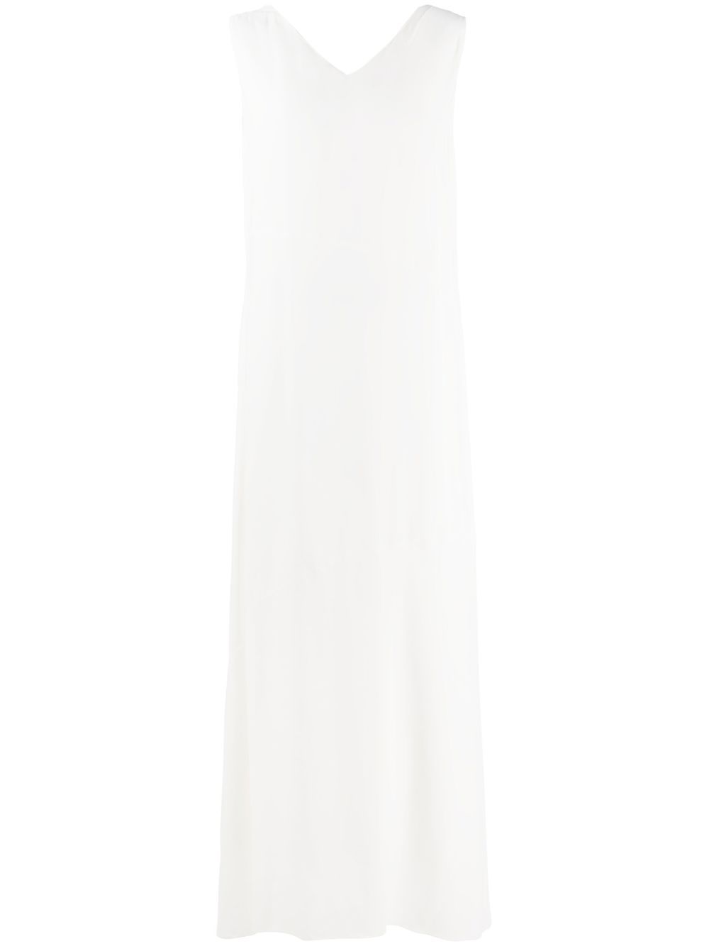 

Fabiana Filippi V-neck sleeveless maxi dress - White