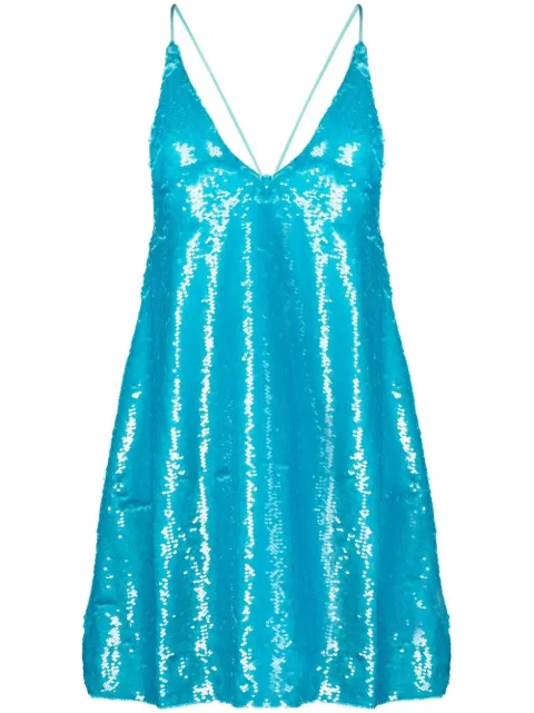 GANNI Camisole-Kleid mit Pailletten