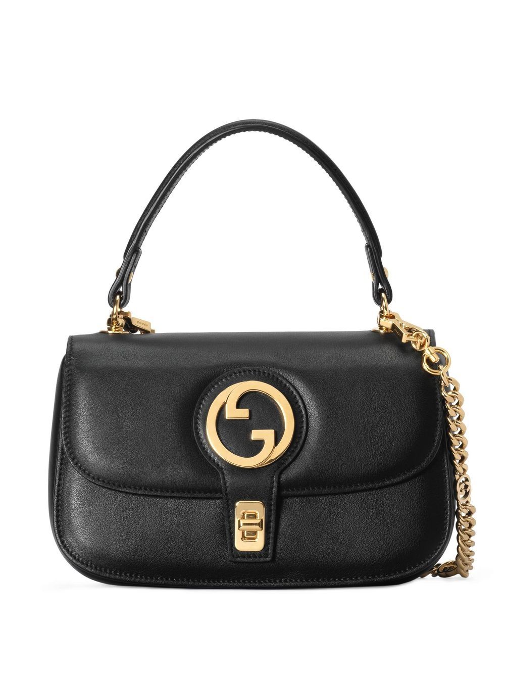 Gucci Blondie Top Handle Bag In Black