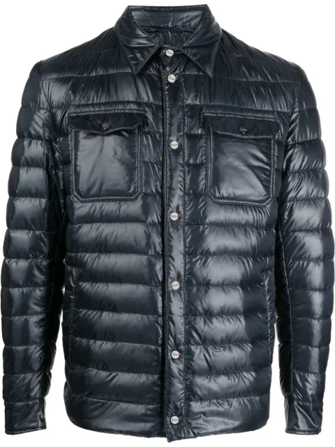 Herno classic-collar padded jacket