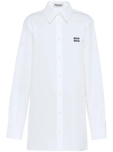 Miu Miu Camicia con ricamo