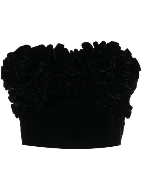 Haut bustier à fleurs - Ermanno Scervino - Modalova