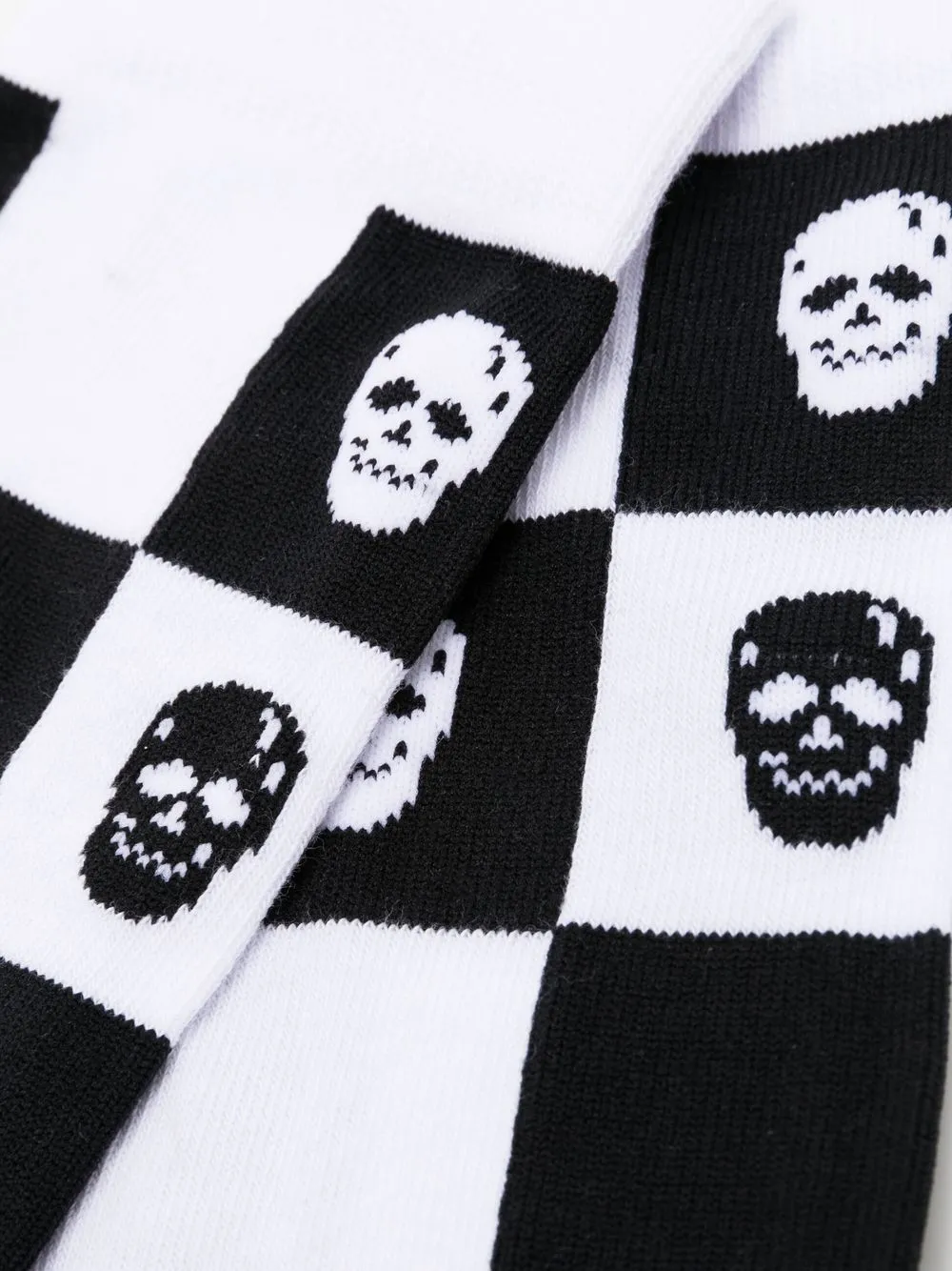 Herchcovitch; Alexandre Par de meias com intarsia xadrez | Homem | Image 2