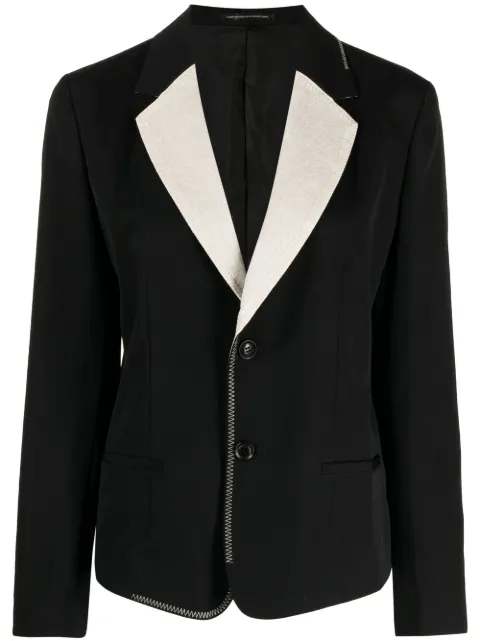 Y's single-breasted wool blazer