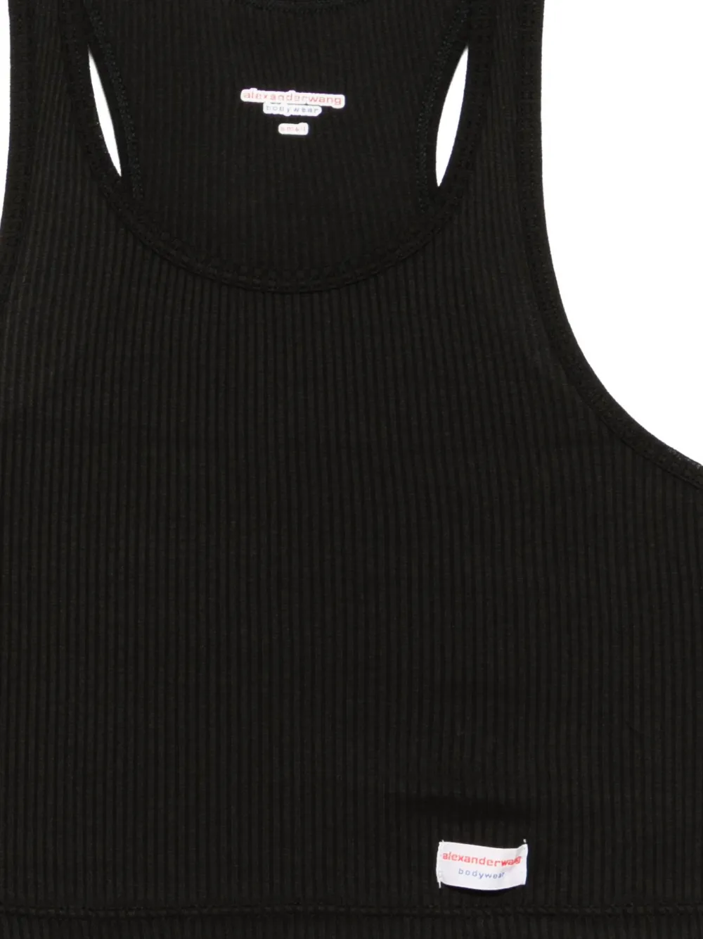 Alexander Wang Geribbelde tanktop Zwart