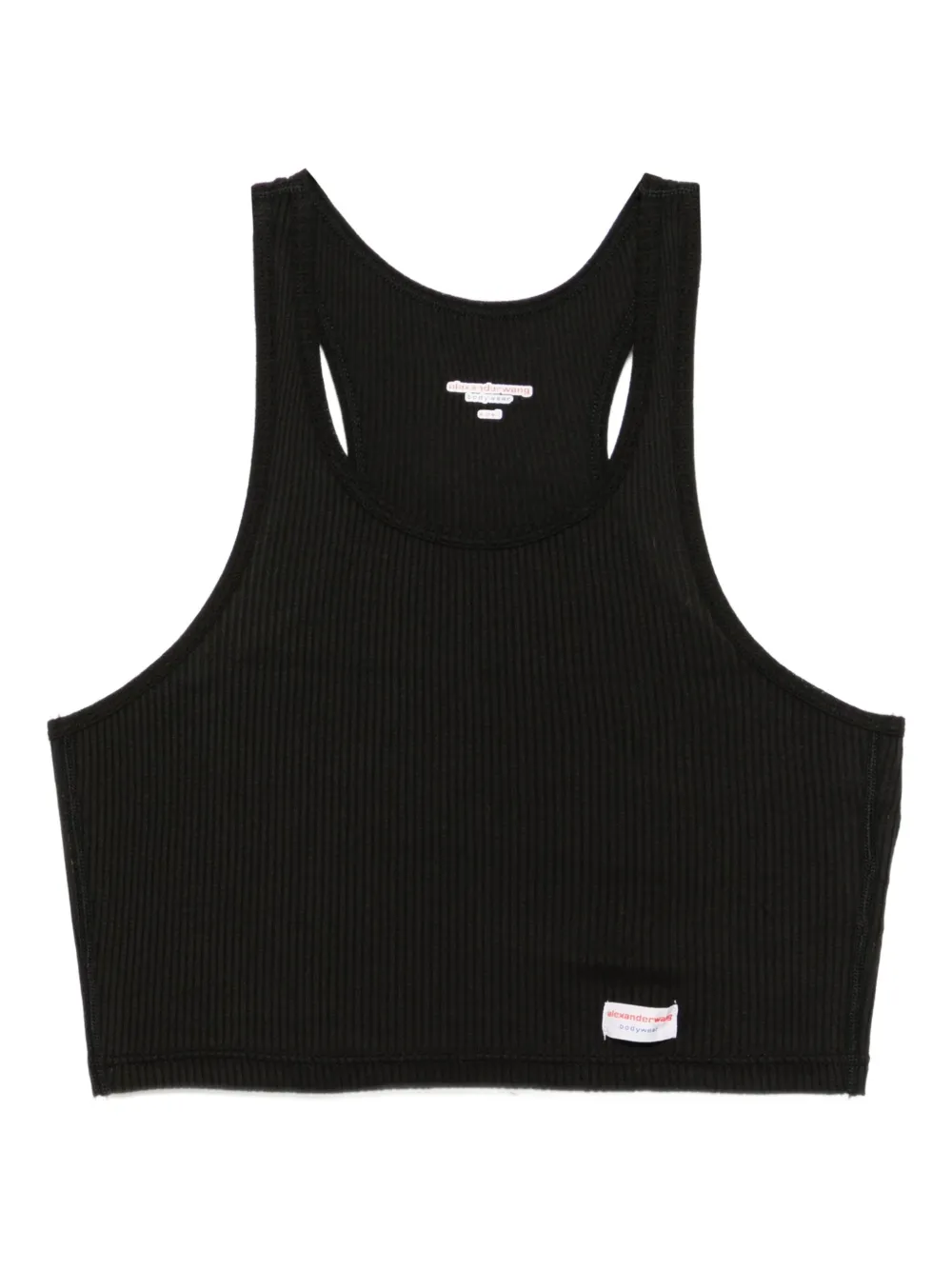 Alexander Wang racerback ribbed tank top | Black | Image 1