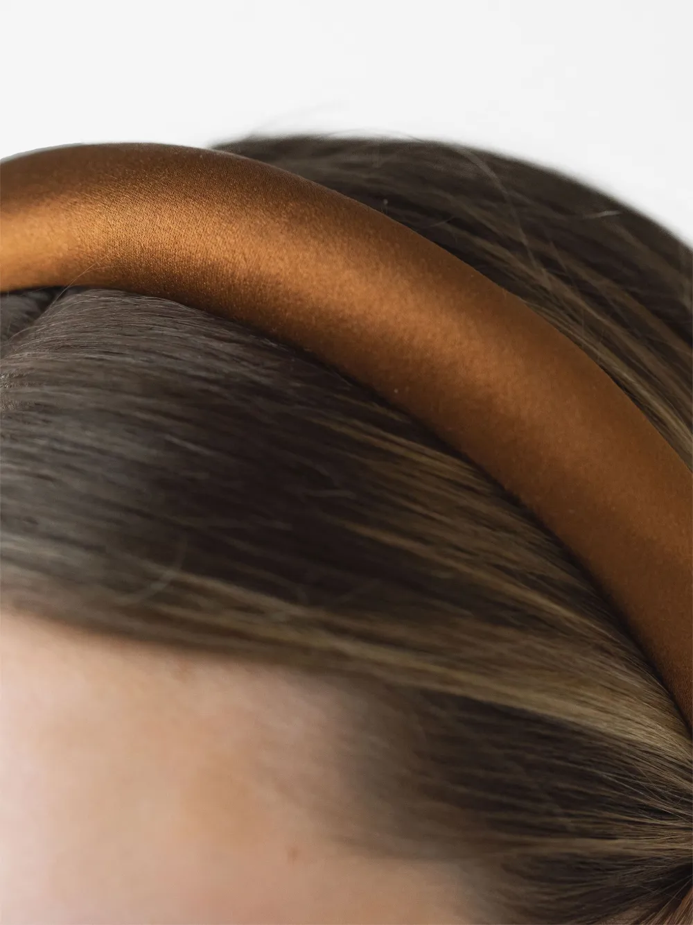Jennifer Behr Tori Silk Headband In Brown