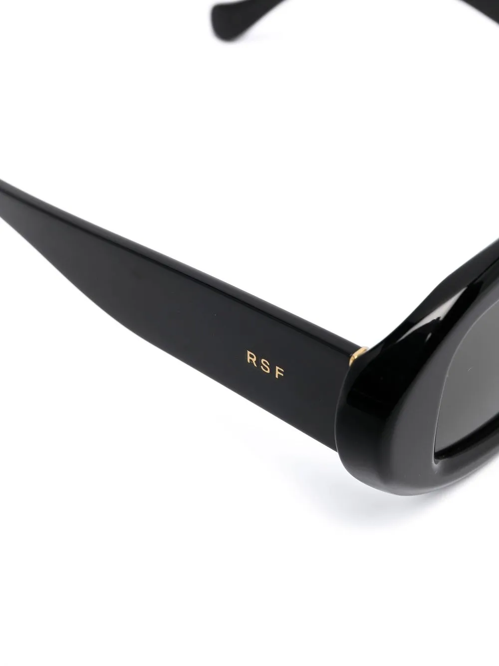 Retrosuperfuture Oval Frame Sunglasses In Black