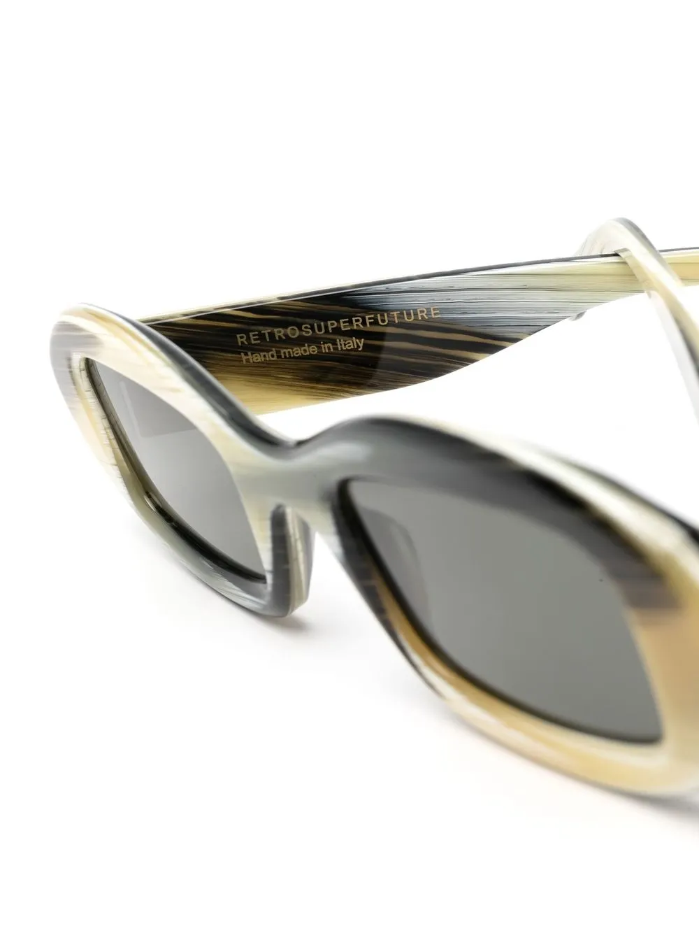 Retrosuperfuture Square Tinted-lenses Sunglasses In Nude