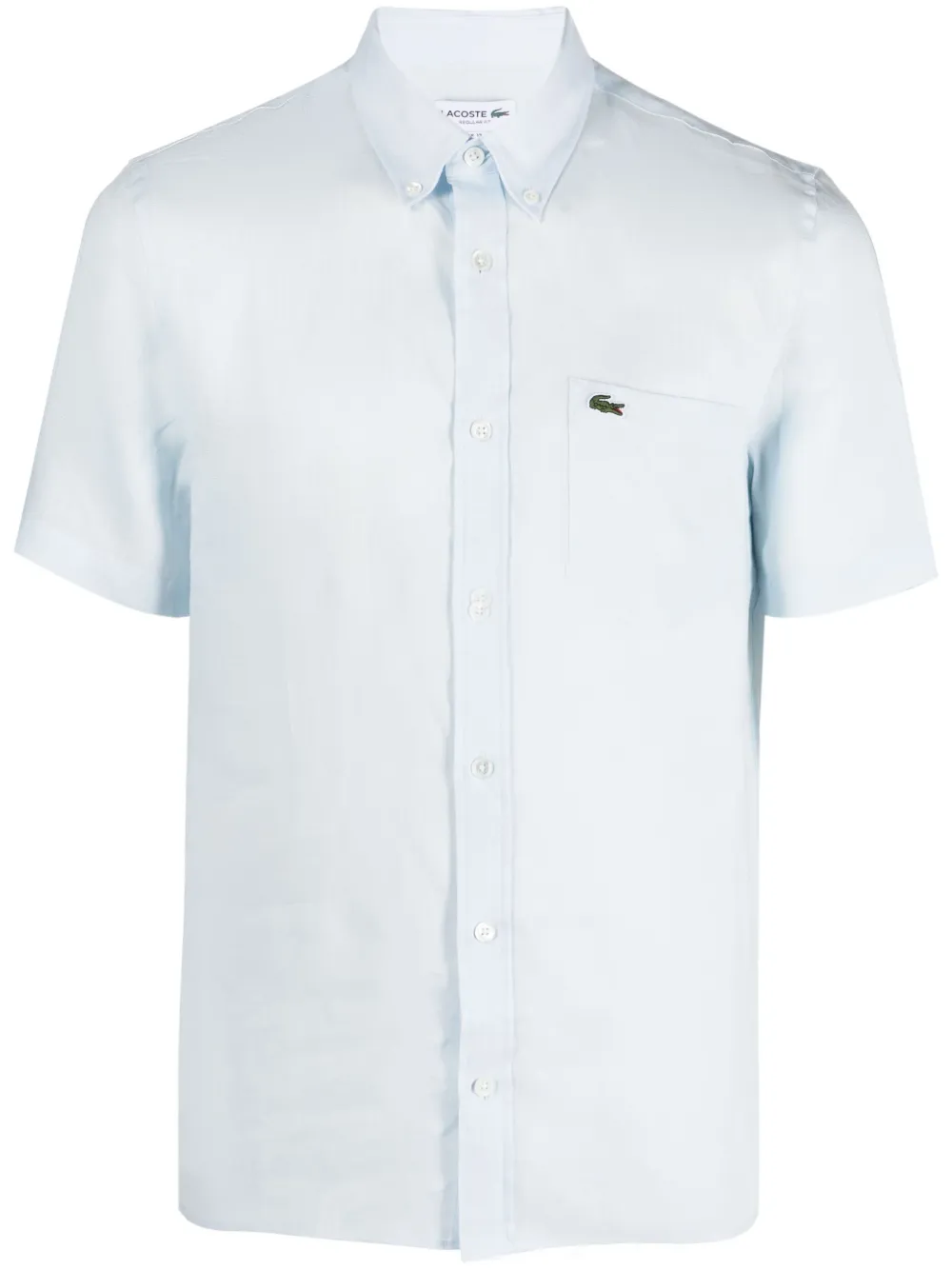 Lacoste logo-embroidered shortsleeved shirt
