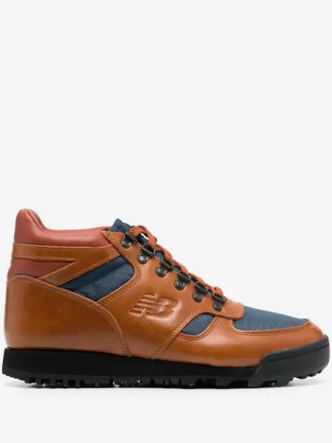 New Balance debossed-logo hi-top sneakers