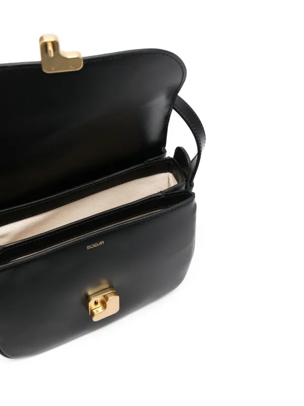 Soeur Leather Shoulder Bag | Black | FARFETCH