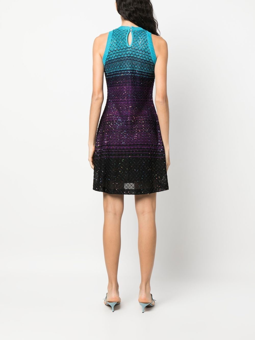 Missoni sequin-embellished Striped ribbed-knit Dress - Farfetch