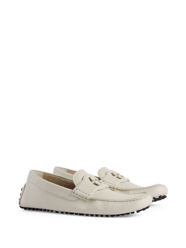 Gucci white clearance flat shoes