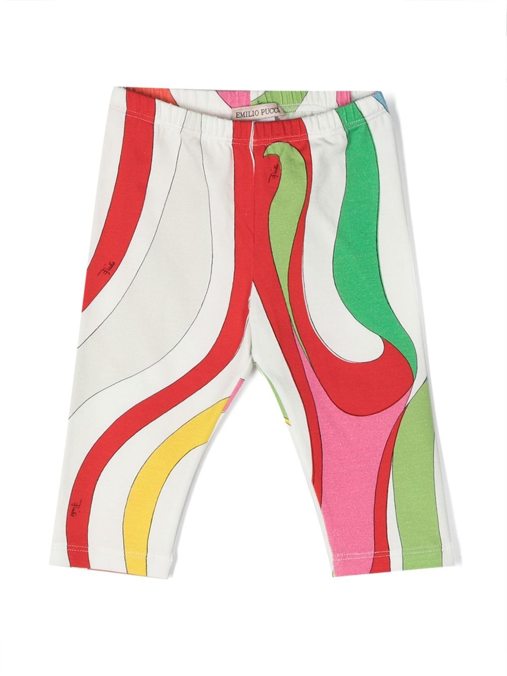 

PUCCI Junior abstract-print trousers - White