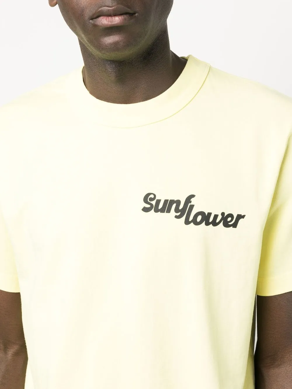 Shop Sunflower Pastel Organic-cotton T-shirt In Gelb