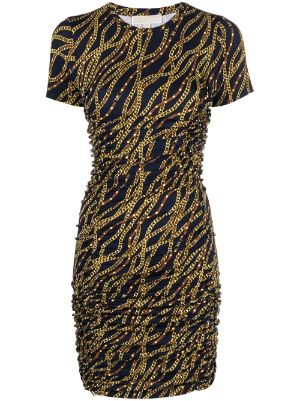 MICHAEL Michael Kors Logo Chain Maxi Dress Cover Up - Abstract Animal