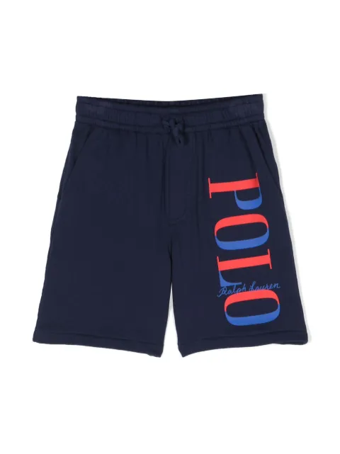 POLO RALPH LAUREN KIDS logo-print track shorts