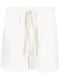 COMMAS linen lounge shorts - White