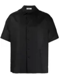 COMMAS short-sleeve linen shirt - Black