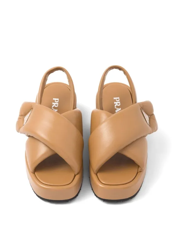 Prada hotsell brown sandals