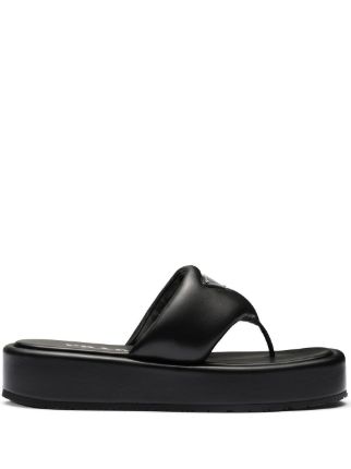 Soft leather hot sale flip flops