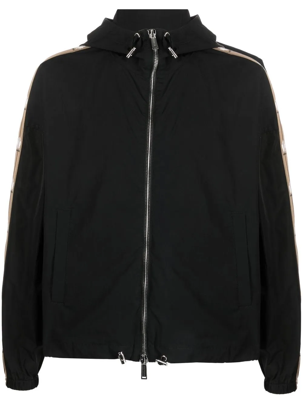 Shop Dsquared2 Contrast-panel Lightweight Jacket In Black