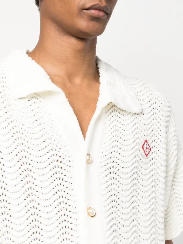 Casablanca Ripple Knit Shirt - Farfetch