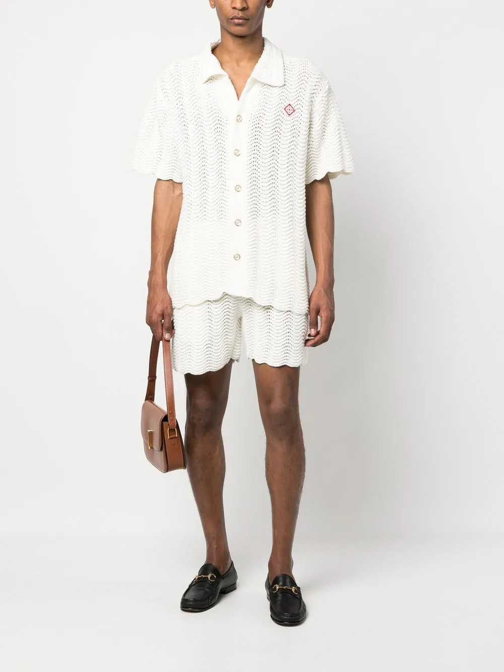 Casablanca Ripple Knit Shirt - Farfetch