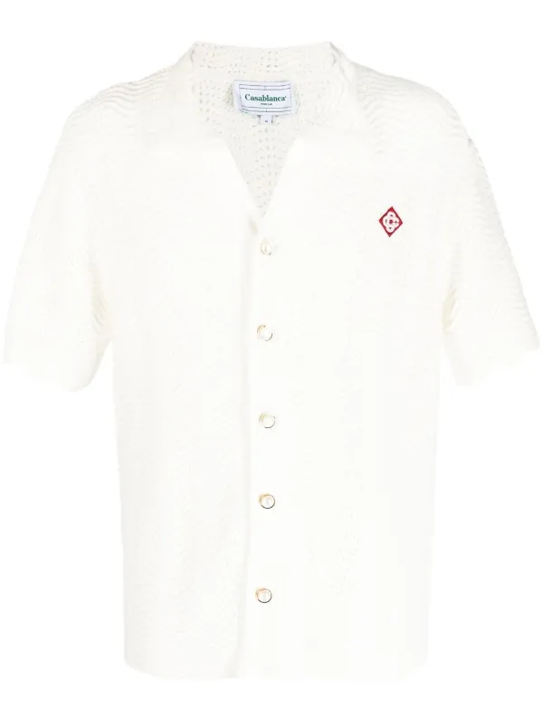 Casablanca Ripple Knit Shirt - Farfetch