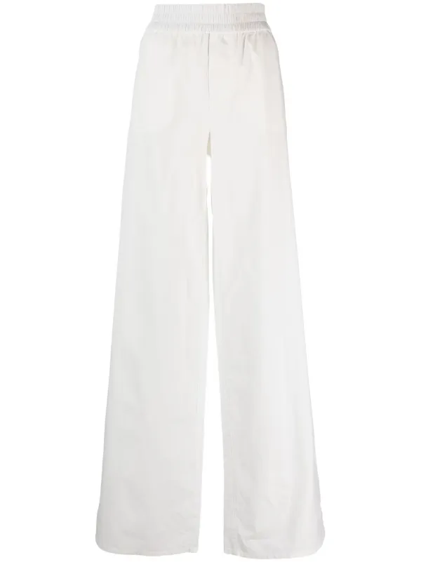 DSQUARED2 ディースクエアード ワイドパンツ | ホワイト | FARFETCH JP