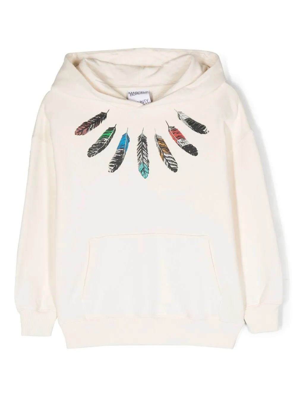 

Marcelo Burlon County Of Milan Kids Collar Feathers Over hoodie - Neutrals