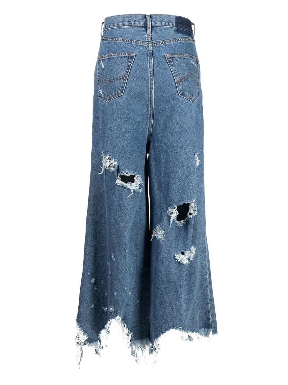 Doublet Jeans met wijde pijpen - Blauw