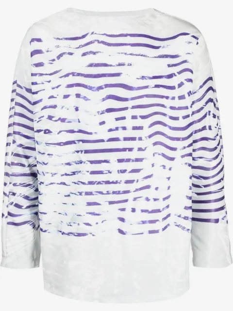 Doublet haut à imprimé graphique