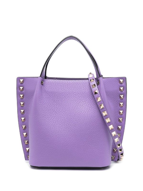 Valentino Rockstud Small Top-Handle Tote Bag