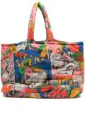 ERL Comics puffer maxi tote bag - Multicolour