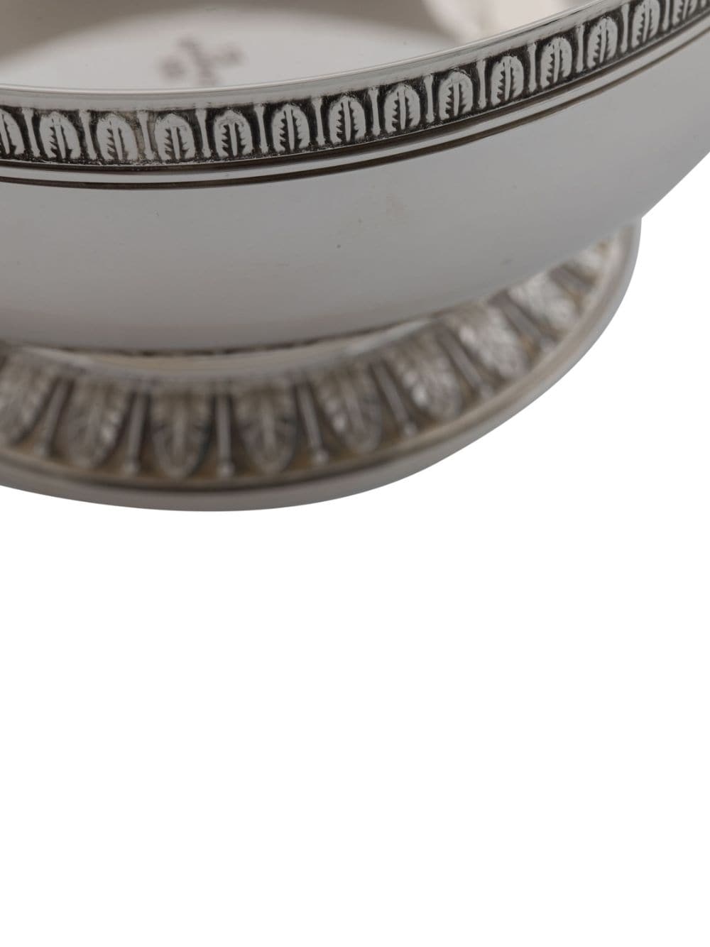 Shop Christofle Malmaison Pedestal Bowl In Silber