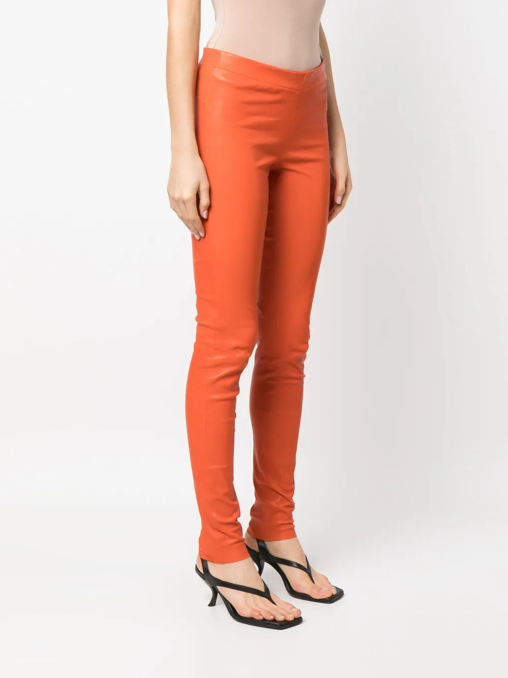 Arma Skinny Leather Pants Farfetch