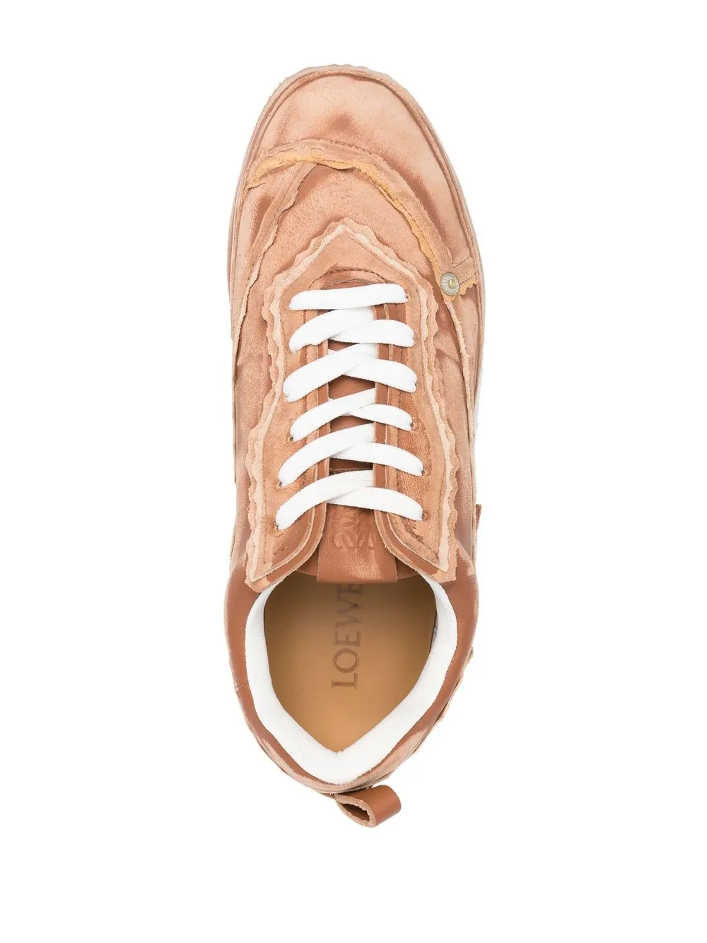 LOEWE Leren sneakers Bruin