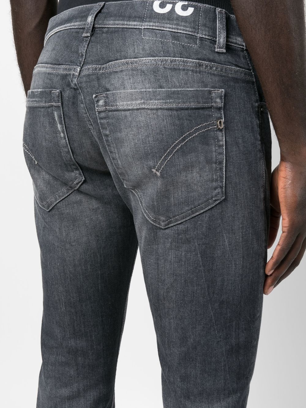 Shop Dondup Slim-fit Jeans In Schwarz