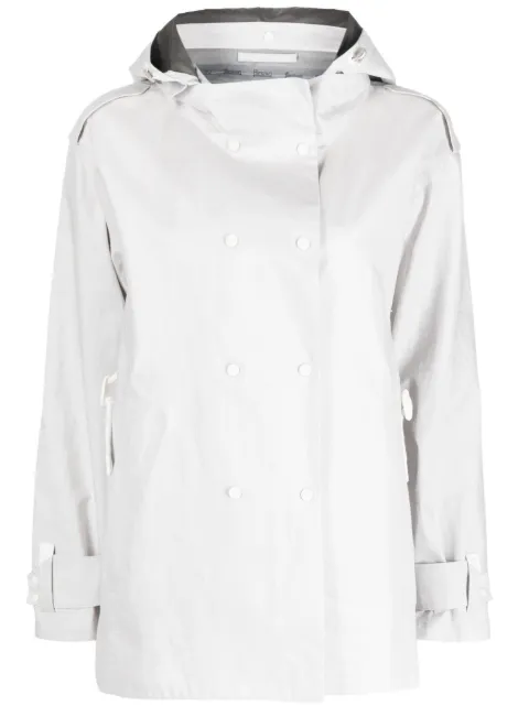 Herno impermeable con doble botonadura