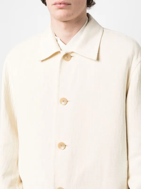 Auralee cotton-wool Classic Shirt Jacket - Farfetch