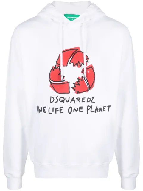 DSQUARED2 hoodie à logo imprimé